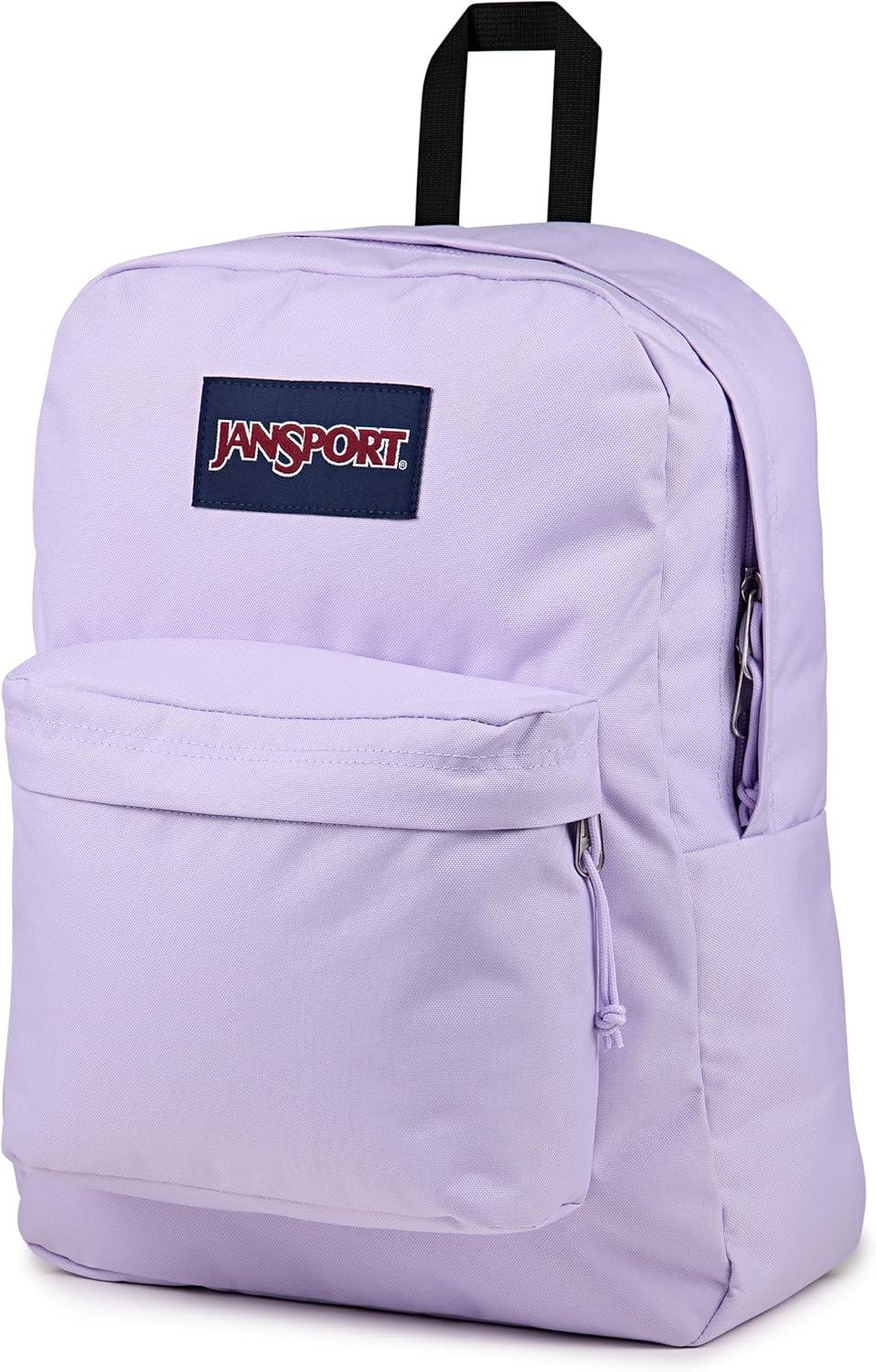 imageJanSport Superbreak Backpack  Durable Lightweight Premium Backpack Red TapePastel Lilac