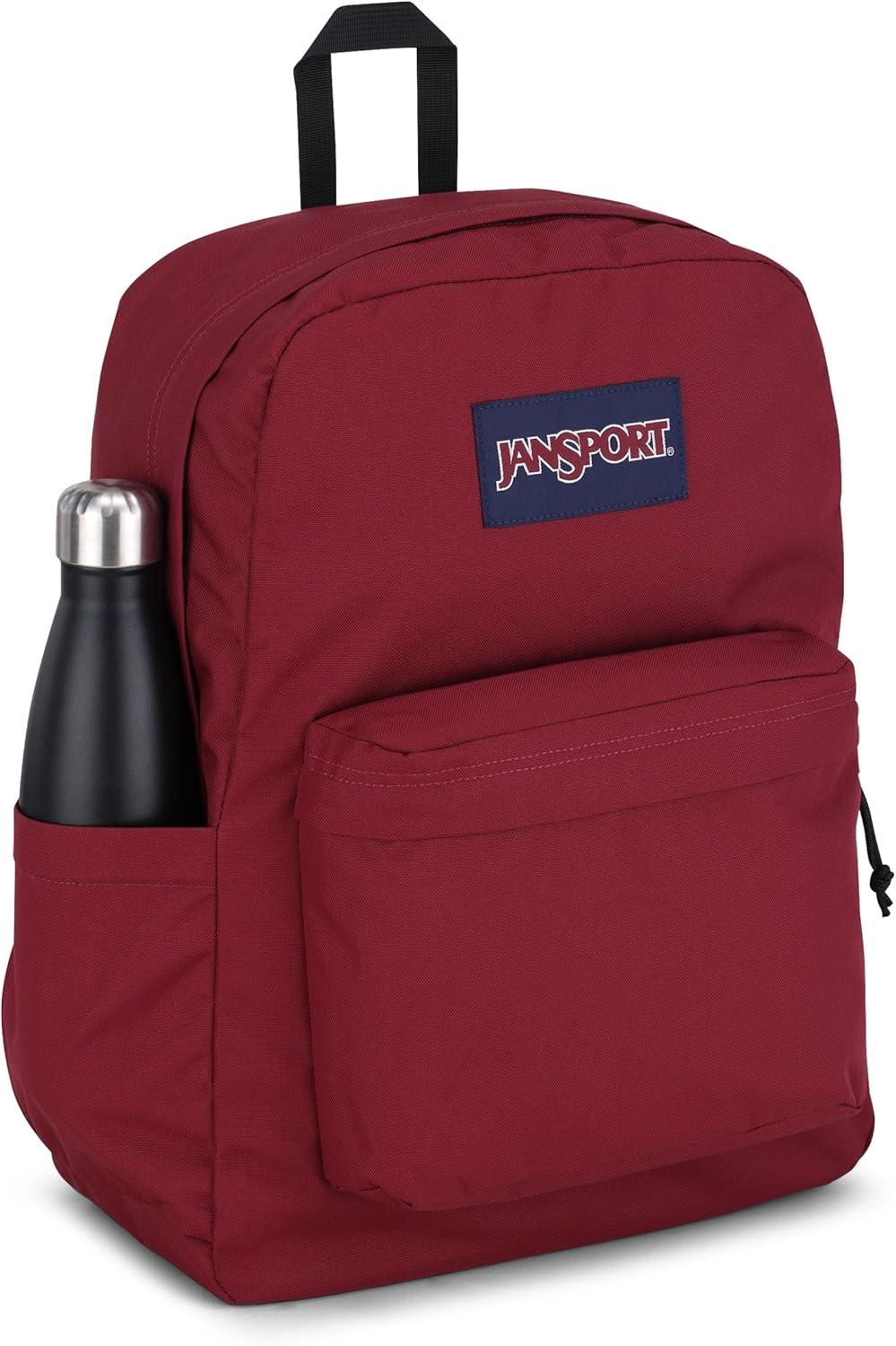imageJanSport Superbreak Backpack  Durable Lightweight Premium Backpack Red TapeRusset Red