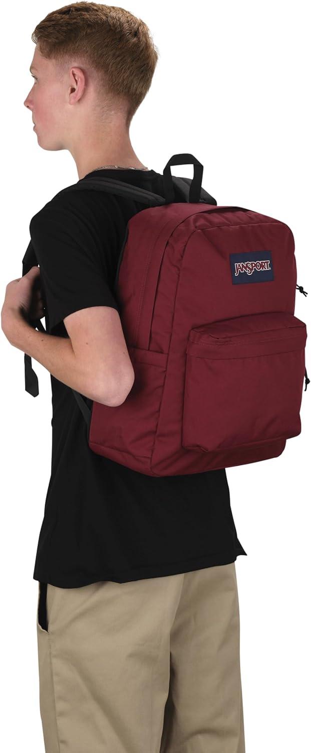 imageJanSport Superbreak Backpack  Durable Lightweight Premium Backpack Red TapeRusset Red