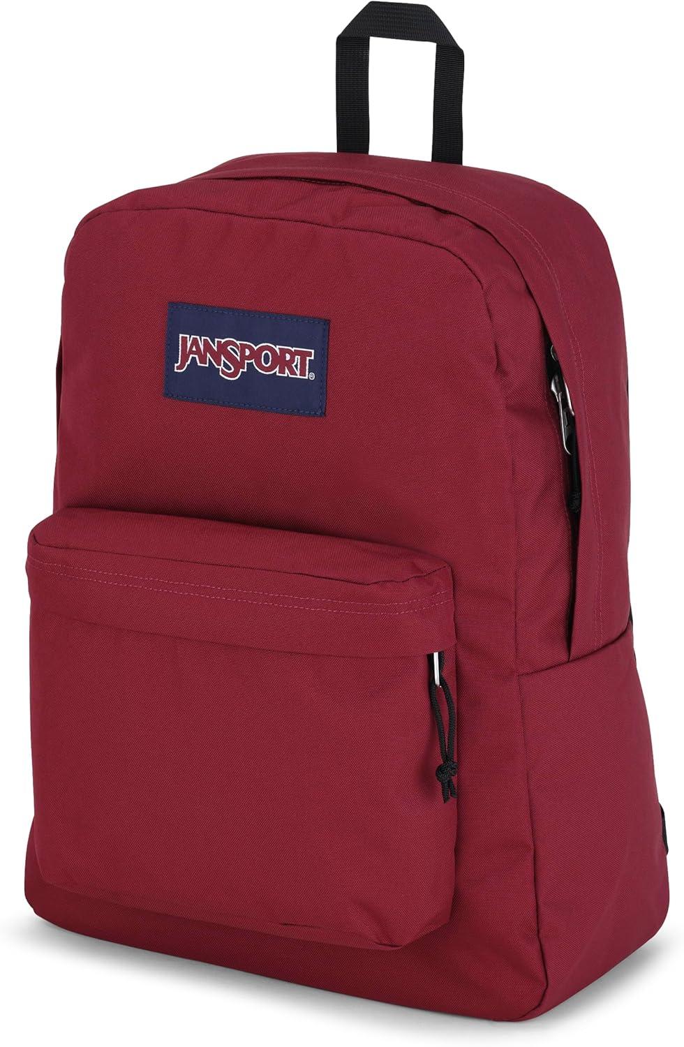 imageJanSport Superbreak Backpack  Durable Lightweight Premium Backpack Red TapeRusset Red