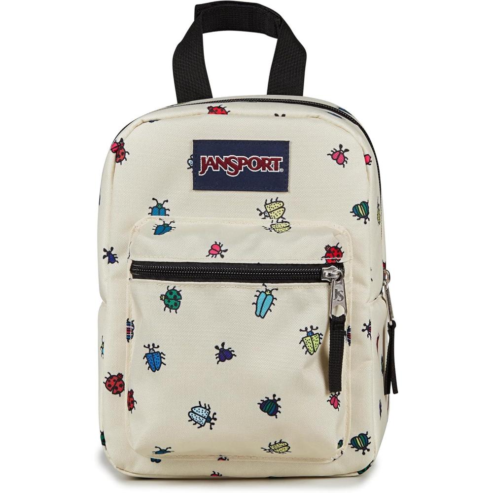 imageJanSport Big Break Insulated Lunch Bag  Small SoftSided Cooler Ideal for Class Work or Meal Prep BlackA BugS Vibe