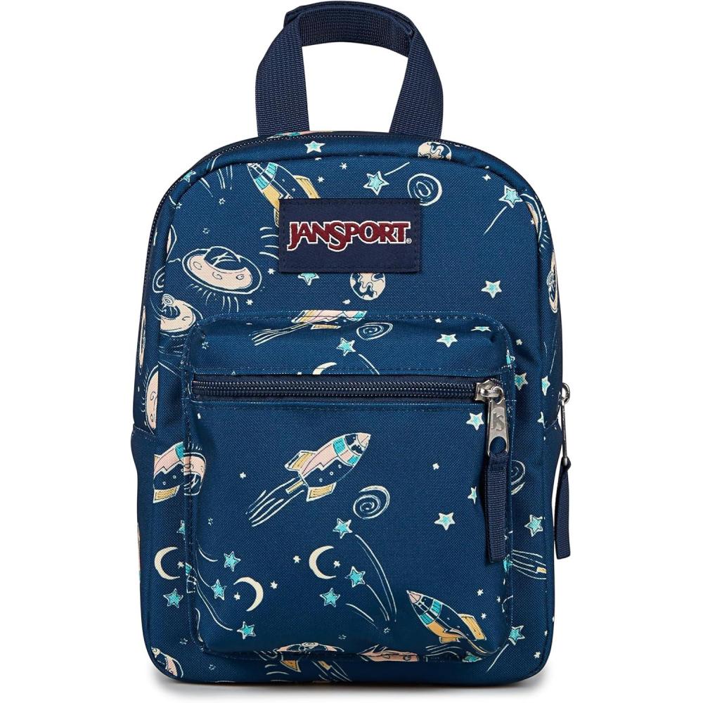 imageJanSport Big Break Insulated Lunch Bag  Small SoftSided Cooler Ideal for Class Work or Meal Prep BlackVortex Voyage
