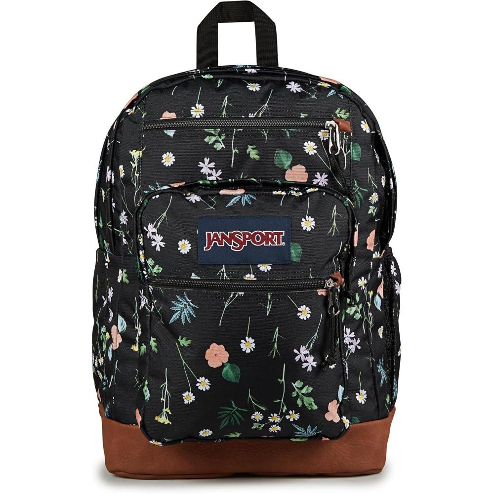 imageJanSport Cool Backpack with 15inch Laptop Sleeve  Large Computer Bag Rucksack with 2 Compartments Ergonomic Straps NavyBewitched Blooms