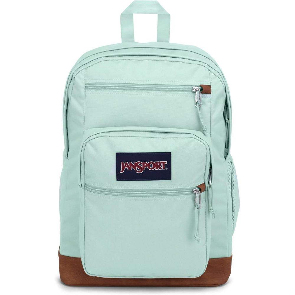 imageJanSport Cool Backpack with 15inch Laptop Sleeve  Large Computer Bag Rucksack with 2 Compartments Ergonomic Straps NavyFresh Mint