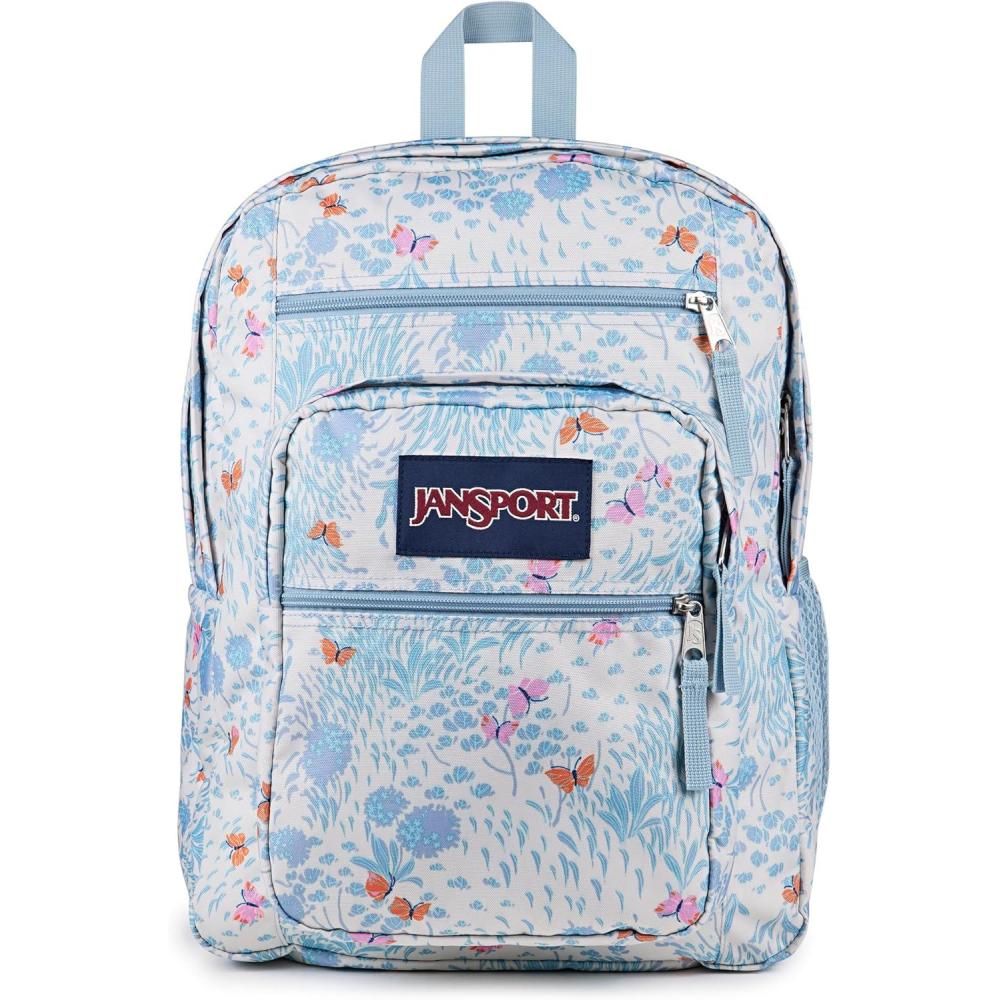 imageJanSport Laptop Backpack  Computer Bag with 2 Compartments Ergonomic Shoulder Straps 15 Laptop Sleeve Haul Handle  Cyberspace GalaxyFluttering Fields