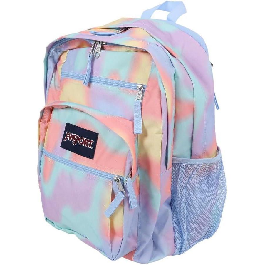 imageJanSport Laptop Backpack  Computer Bag with 2 Compartments Ergonomic Shoulder Straps 15 Laptop Sleeve Haul Handle  Happy Hearts BlackMood Map