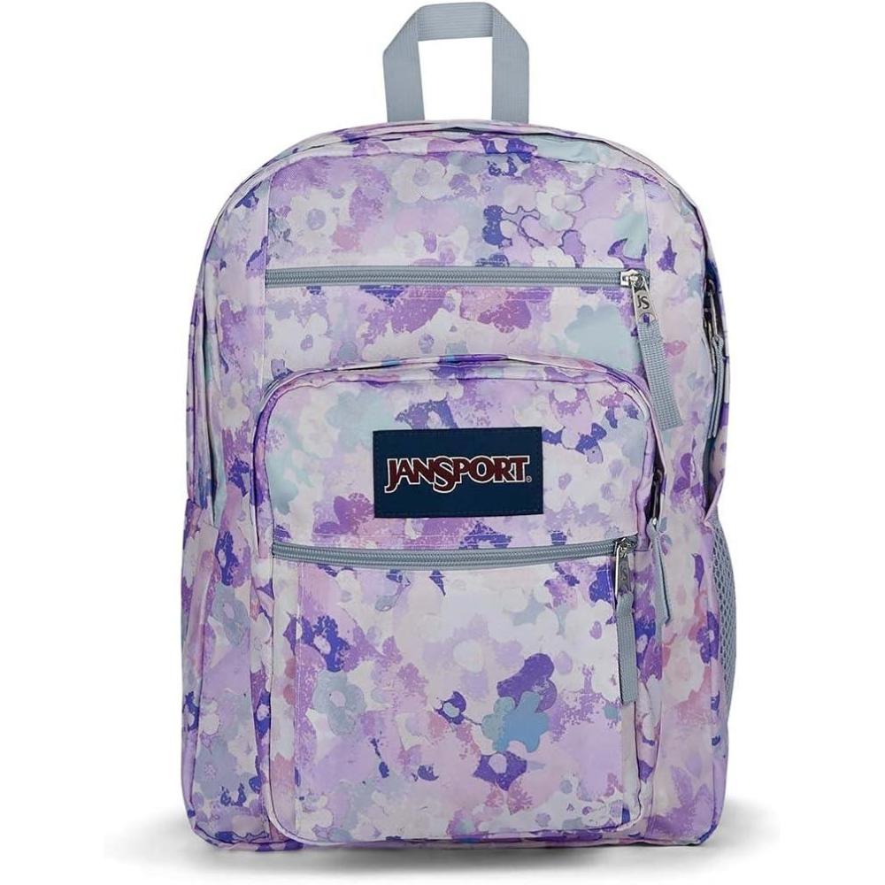 imageJanSport Laptop Backpack  Computer Bag with 2 Compartments Ergonomic Shoulder Straps 15 Laptop Sleeve Haul Handle  Happy Hearts BlackMystic Floral