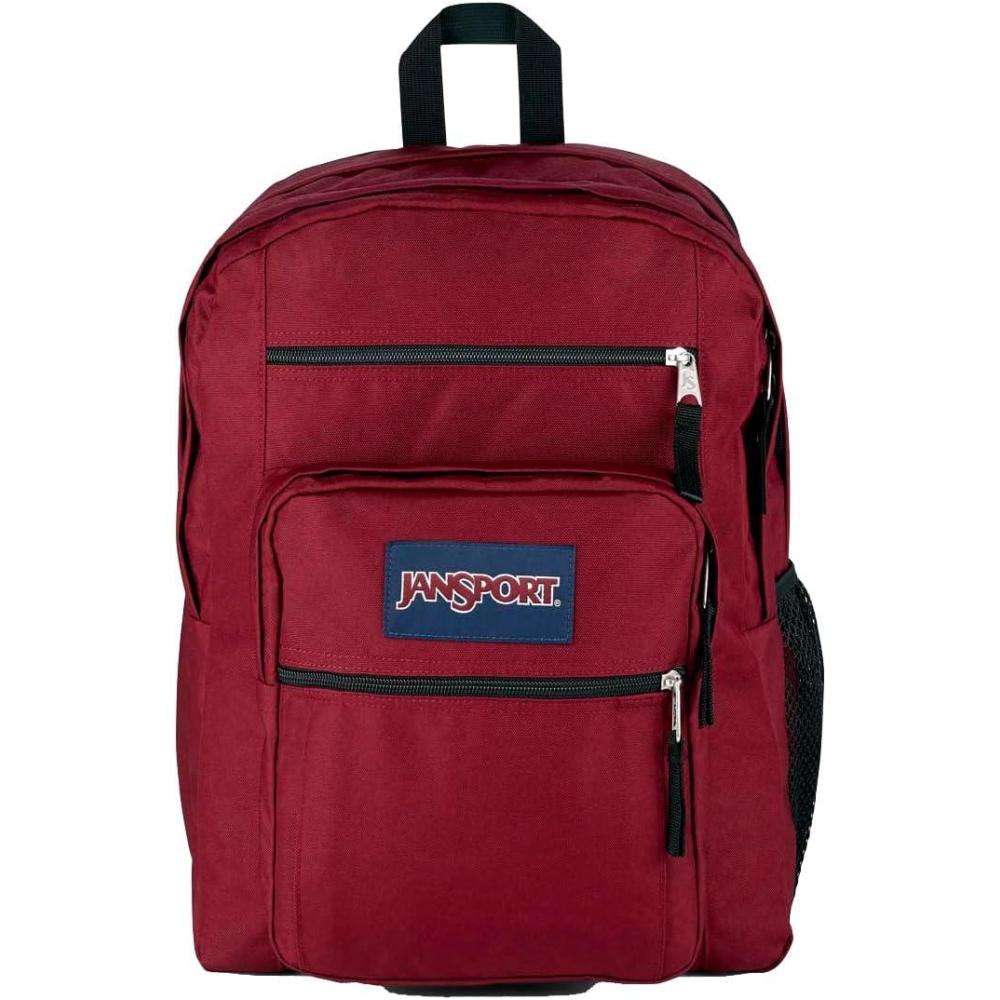 imageJanSport Laptop Backpack  Computer Bag with 2 Compartments Ergonomic Shoulder Straps 15 Laptop Sleeve Haul Handle  RedMulti Hippie DaysRusset Red