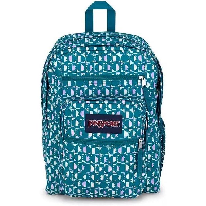 imageJanSport Laptop Backpack  Computer Bag with 2 Compartments Ergonomic Shoulder Straps 15 Laptop Sleeve Haul Handle  RedMulti Hippie DaysTeal Twilight