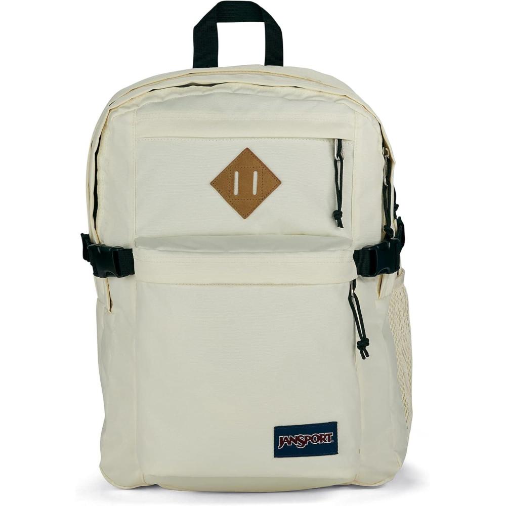 imageJanSport Main Campus Backpack  Travel or Work backpack w 15Inch Laptop Sleeve and Dual Water Bottle Pockets Graphite GreyCoconut