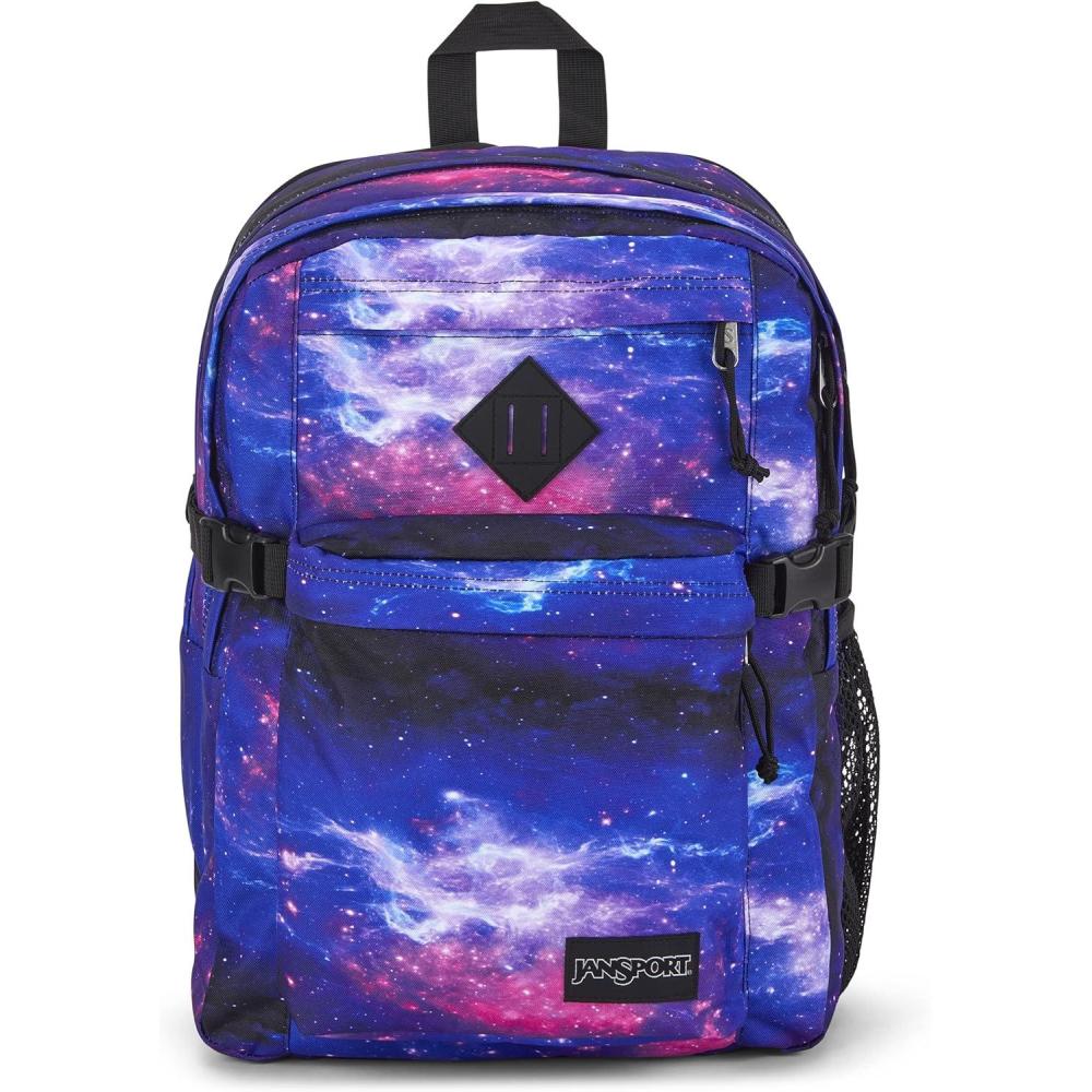 imageJanSport Main Campus Backpack  Travel or Work backpack w 15Inch Laptop Sleeve and Dual Water Bottle Pockets Graphite GreySpace Dust