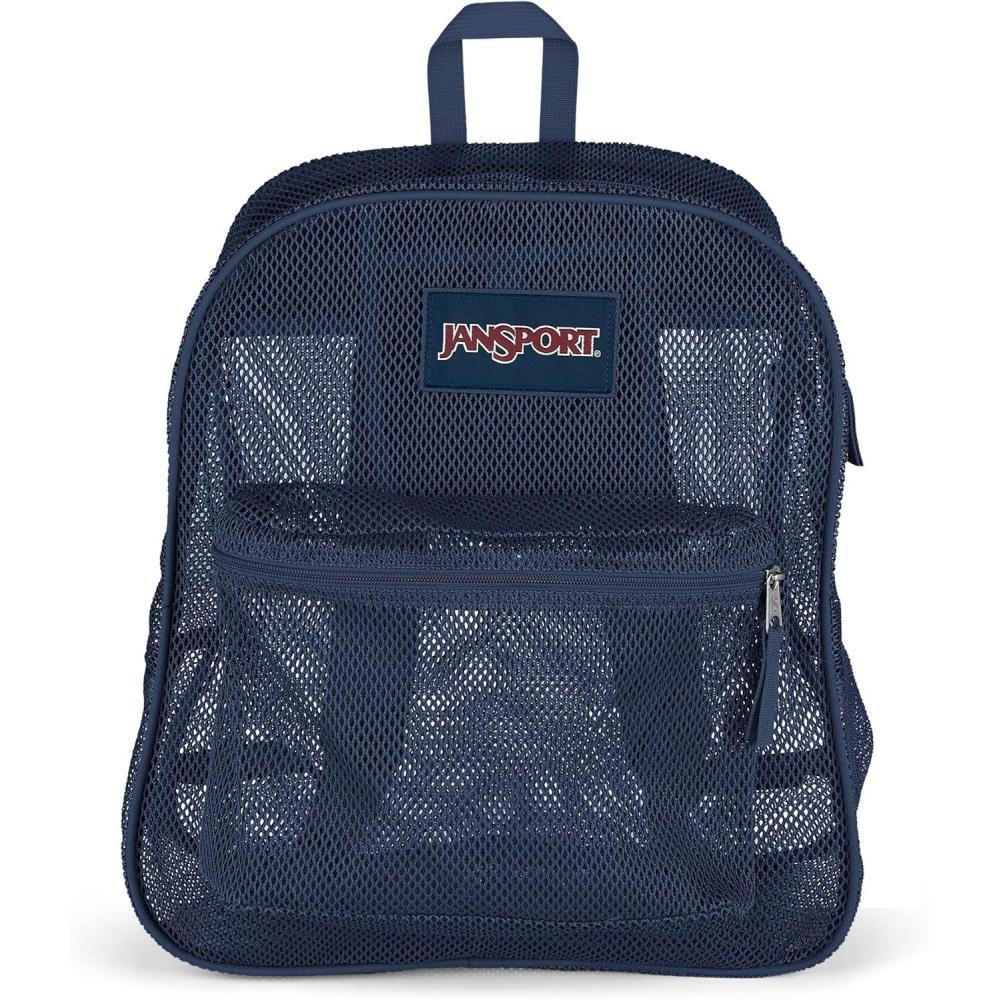 imageJanSport Mesh Pack  See Through Backpack Ideal for Class Work Travel or Beach Outings NavyNavy