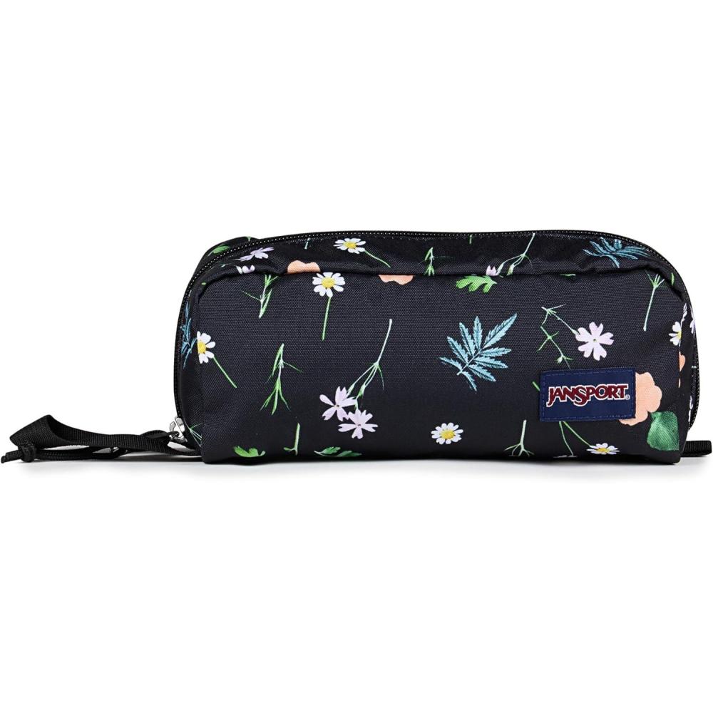 imageJanSport Perfect Pouch  Accordion Opening Single Compartment with 3 Dividers Small Internal PocketBewitched Blooms