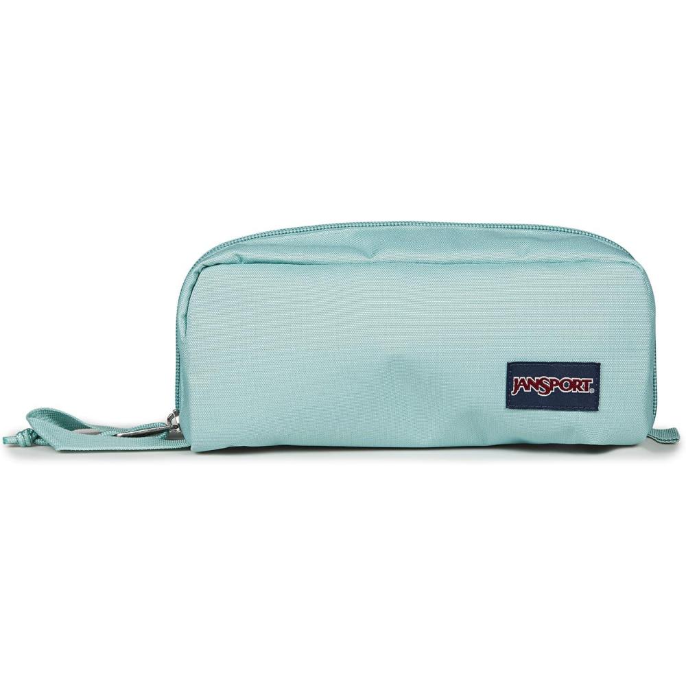 imageJanSport Perfect Pouch  Accordion Opening Single Compartment with 3 Dividers Small Internal PocketFaded Sage