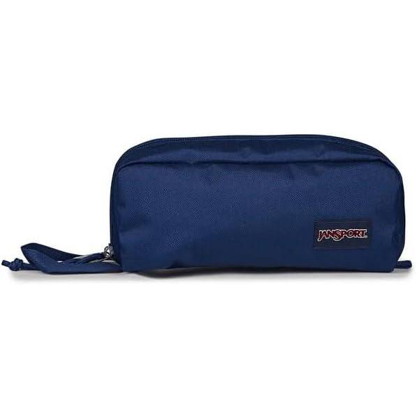 imageJanSport Perfect Pouch  Accordion Opening Single Compartment with 3 Dividers Small Internal PocketNavy