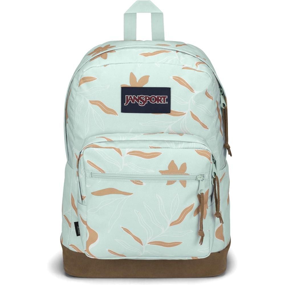 imageJanSport Right Pack Backpack  Durable Daypack with Padded 15quot Laptop Sleeve Spacious Main Compartment ampamp Integrated Water Bottle Pocket  BlackVacay Vibes Green