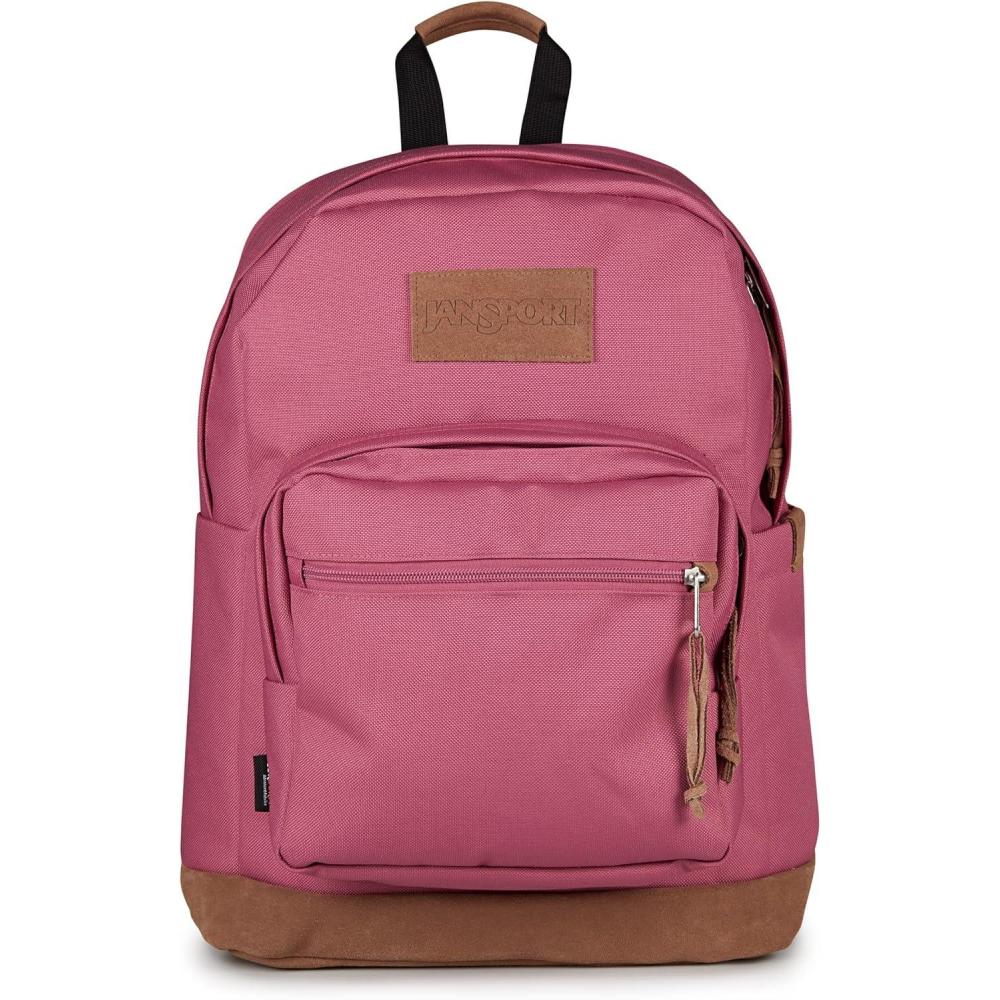 imageJanSport Right Pack Premium Backpack  Daypack with 15quot Laptop Sleeve Main Compartment Water Bottle Pocket Cargo GreenMauve Haze