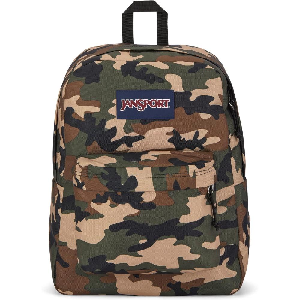 imageJanSport SuperBreak One Backpacks  Durable Lightweight Bag with 1 Main Compartment Front Utility Pocket with Builtin Organizer  Premium Backpack Russet RedBuckshot Camo