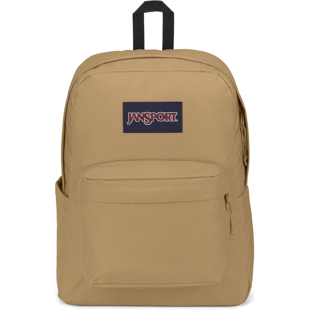 imageJanSport SuperBreak Plus Backpack with Padded 15inch Laptop Sleeve and Integrated Bottle Pocket  Spacious and Durable Daypack for Work and Travel  Army GreenCurry