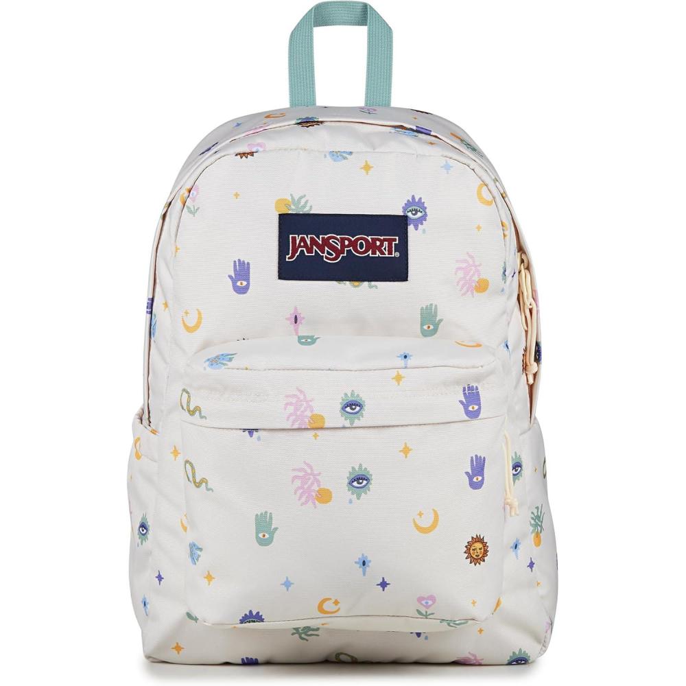 imageJanSport SuperBreak Plus Backpack with Padded 15inch Laptop Sleeve and Integrated Bottle Pocket  Spacious and Durable Daypack for Work and Travel  BlackSurreal Mirage Coconut