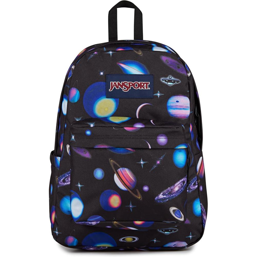 imageJanSport SuperBreak Plus Backpack with Padded 15inch Laptop Sleeve and Integrated Bottle Pocket  Spacious and Durable Daypack for Work and Travel  BlackSurreal Space