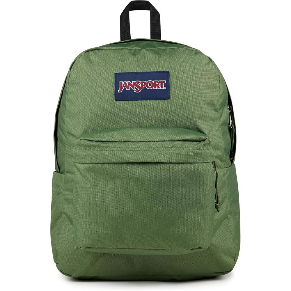 imageJanSport Superbreak Backpack  Durable Lightweight Premium Backpack Red TapeCargo Green