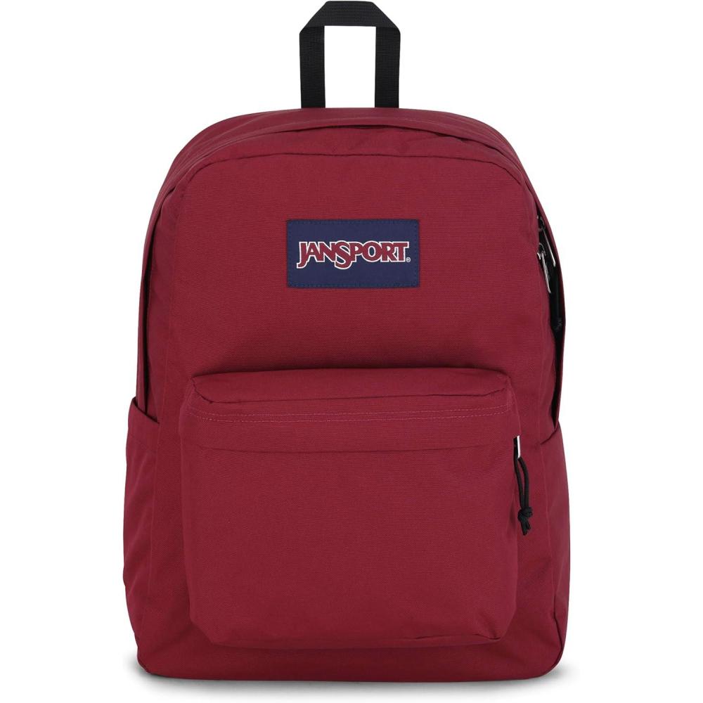 imageJanSport Superbreak Backpack  Durable Lightweight Premium Backpack Red TapeRusset Red
