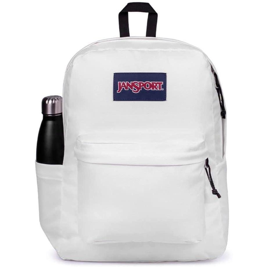 imageJanSport Superbreak Backpack  Durable Lightweight Premium Backpack Red TapeWhite