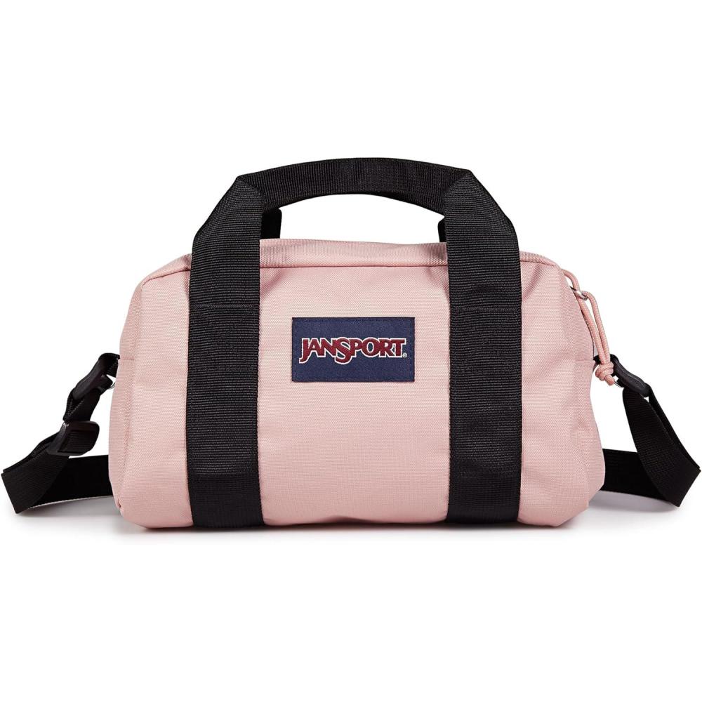 imageJanSport Weekender Duffel  Travel or Gym Bag Durable Weekender with Front Utility Pocket ampamp Side Grab HandlesMisty Rose