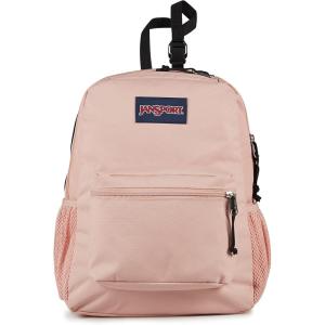 JanSport Central Adaptive Backpack – Wheelchair & Walker Compatible, Tuck-Away Shoulder Straps, Adjustable Backrest Loops & Anchor Straps, Iconic Design, Red/Multi Hippie Days(Misty Rose)