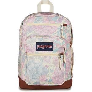 JanSport Cool Backpack, with 15-inch Laptop Sleeve – Large Computer Bag Rucksack with 2 Compartments, Ergonomic Straps, Navy(Faded Tapestry)