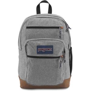 JanSport Cool Backpack, with 15-inch Laptop Sleeve – Large Computer Bag Rucksack with 2 Compartments, Ergonomic Straps, Navy(Grey Letterman Poly)