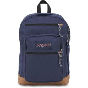 JanSport Cool Backpack, with 15-inch Laptop Sleeve – Large Computer Bag Rucksack with 2 Compartments, Ergonomic Straps, Navy(Navy)