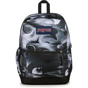 JanSport Cross Town Plus Backpack – Large Main Compartment, Side Water Bottle Pocket, 15-Inch Padded Laptop Sleeve – Black(Event Horizon)