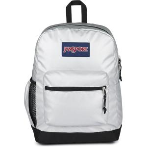 JanSport Cross Town Plus Remix Backpack – Padded Back Panel, Laptop Sleeve, and Front Pocket Organizer – Indigo Denim(Shine)