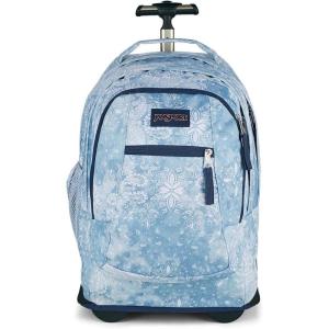 JanSport Driver 8 Rolling Backpack – Wheeled Travel Bag with 15-Inch Laptop Sleeve, One Size, Black(Lucky Bandanna)