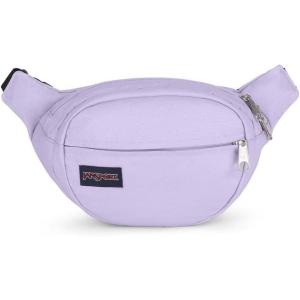 JanSport Fifth Avenue Fanny Pack Crossbody Bags for Women, Men, City Lights – Stylish, Durable Waist Bag with Adjustable Belt, Main Zippered Pocket, Quick Stash Pocket – Premium Travel Essentials(Pastel Lilac)