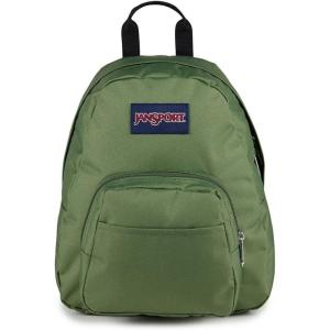 JanSport Half Pint Mini Backpack, 10.2 L – Durable Mini Bag Purse with Adjustable Shoulder Straps, Single Main Compartment, Zippered Stash Pocket, Black(Cargo Green)
