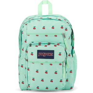 JanSport Laptop Backpack – Computer Bag with 2 Compartments, Ergonomic Shoulder Straps, 15” Laptop Sleeve, Haul Handle – Happy Hearts Black(8 Bit Cherries)