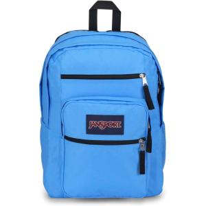 JanSport Laptop Backpack – Computer Bag with 2 Compartments, Ergonomic Shoulder Straps, 15” Laptop Sleeve, Haul Handle – Happy Hearts Black(Blue Neon)