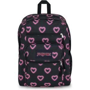 JanSport Laptop Backpack – Computer Bag with 2 Compartments, Ergonomic Shoulder Straps, 15” Laptop Sleeve, Haul Handle – Happy Hearts Black(Happy Hearts Black)