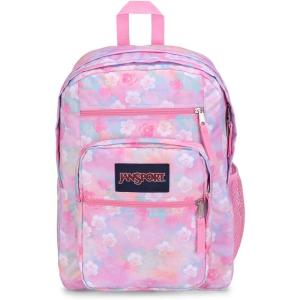 JanSport Laptop Backpack – Computer Bag with 2 Compartments, Ergonomic Shoulder Straps, 15” Laptop Sleeve, Haul Handle – Happy Hearts Black(Neon Daisy)