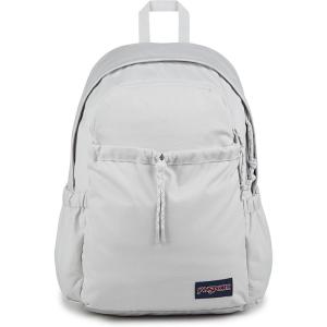 JanSport Lounge Pack – Large Main Compartment, Dual Water Bottle Pockets, Front Drawcord Pocket, Padded Laptop Sleeve, Oyster Mushroom(Oyster Mushroom)