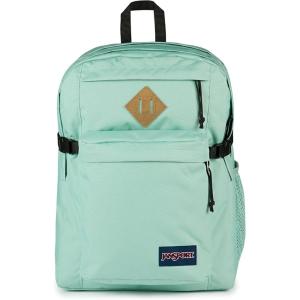 JanSport Main Campus Backpack – Travel or Work backpack w 15-Inch Laptop Sleeve and Dual Water Bottle Pockets, Graphite Grey(Faded Sage)