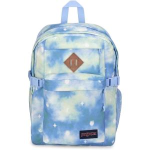 JanSport Main Campus Backpack – Travel or Work backpack w 15-Inch Laptop Sleeve and Dual Water Bottle Pockets, Graphite Grey(Moonscape)