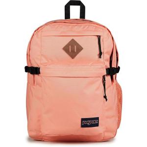 JanSport Main Campus Backpack – Travel or Work backpack w 15-Inch Laptop Sleeve and Dual Water Bottle Pockets, Peach Bum
