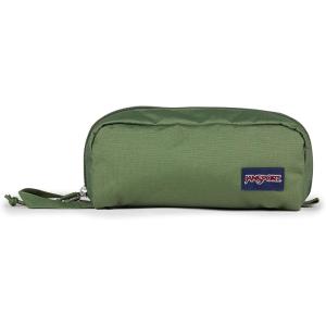 JanSport Perfect Pouch – Accordion Opening, Single Compartment with 3 Dividers, Small Internal Pocket(Cargo Green)