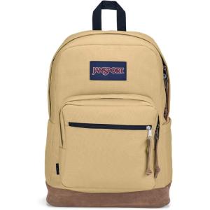 JanSport Right Pack Backpack – Durable Daypack with Padded 15″ Laptop Sleeve, Spacious Main Compartment & Integrated Water Bottle Pocket – Black(Curry)