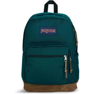 JanSport Right Pack Backpack – Durable Daypack with Padded 15″ Laptop Sleeve, Spacious Main Compartment & Integrated Water Bottle Pocket – Black(Deep Juniper)