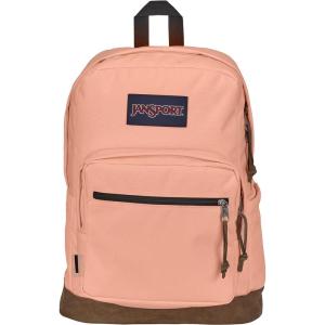 JanSport Right Pack Backpack – Durable Daypack with Padded 15″ Laptop Sleeve, Spacious Main Compartment & Integrated Water Bottle Pocket – Black(Peach Neon)
